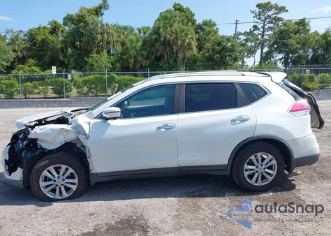 2016 Nissan Rogue Sv из США, поврежденный, VIN KNMAT2MV0GP664281